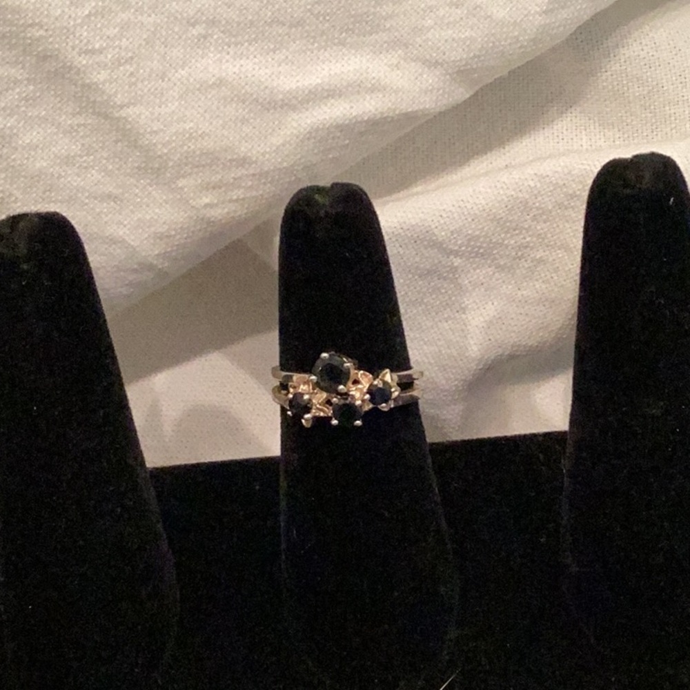 Silver Onyx Ring - image 1